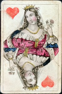 Carta de juego: Reina de corazones
